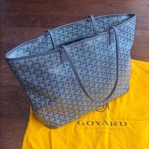 Goyard Artois MM Gray Tote Bag